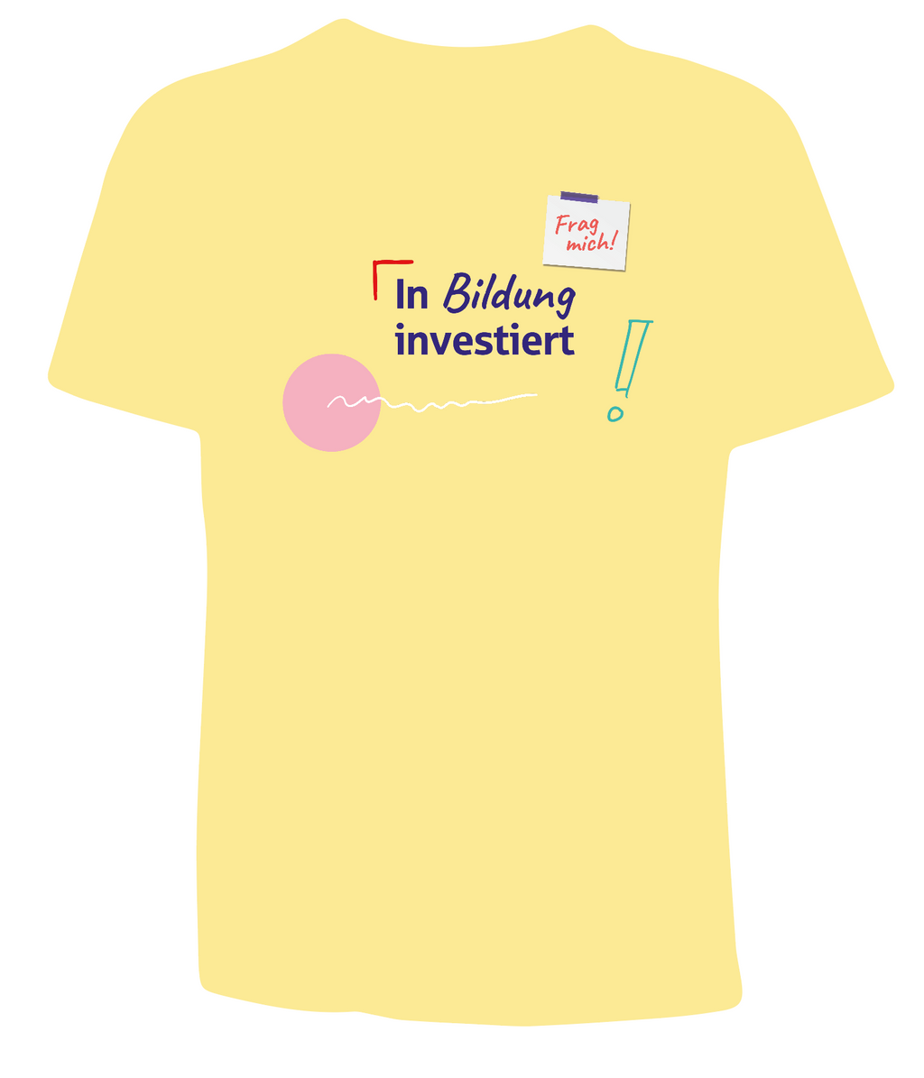 T-Shirt Sparkasse "Bildung"